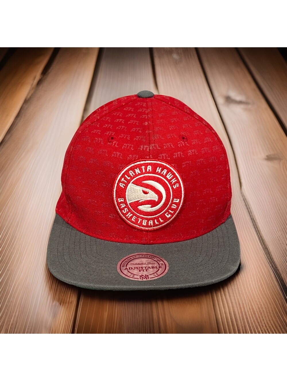 Atlanta Hawks NBA Basketball Club SnapBack Baseball Cap Hardwood 3 Pointer